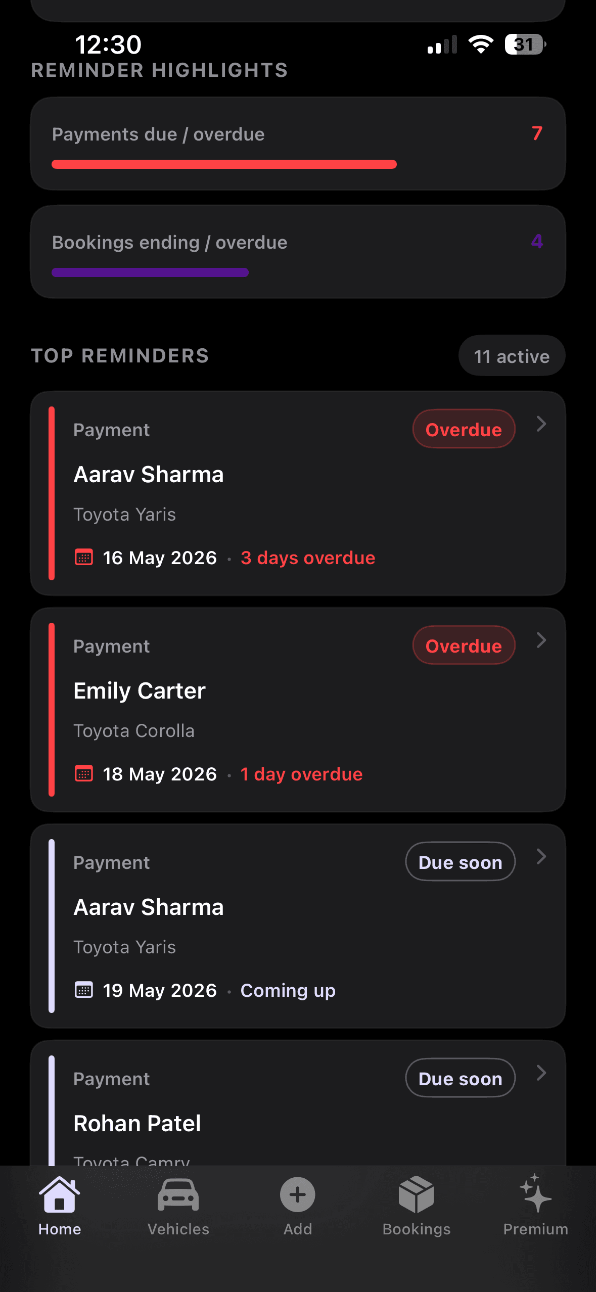 Reminders